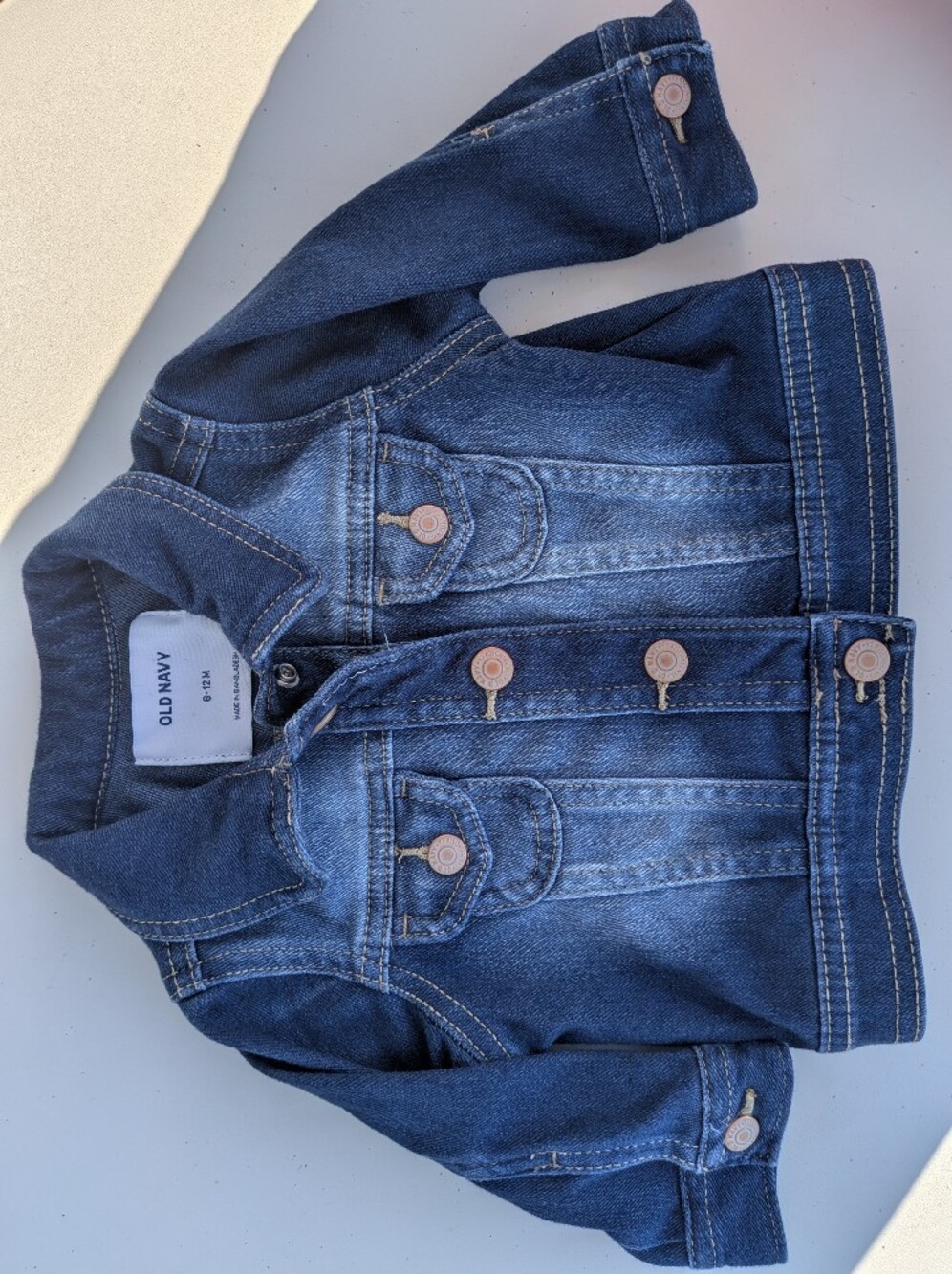 Old Navy Baby Jean Jacket Unisex 6-12M
